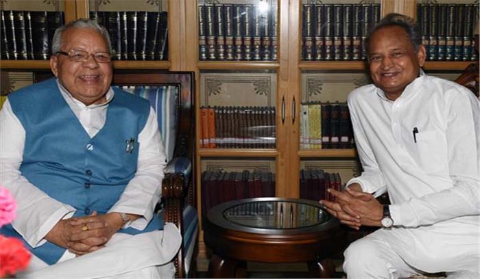 गहलोत ने मिश्र से की मुलाकात