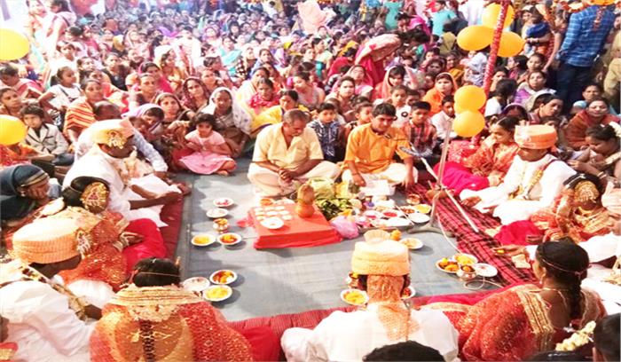 कहार भोई समाज में सामूहिक विवाह संपन्न