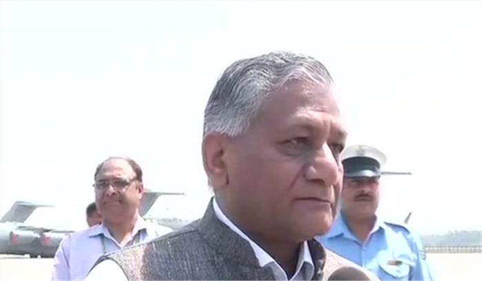 38 भारतीयों के पार्थिव अवशेष लाने के लिए जनरल वी के सिंह बगदाद रवाना