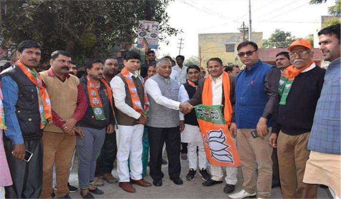 गाजियाबाद की विधानसभाओं में भाजपा की कमल संदेश पद यात्रा शुरू