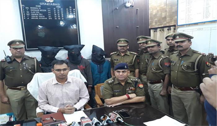 एनसीआर में सक्रिय तीन वाहन चोर चढ़े पुलिस के हत्थे