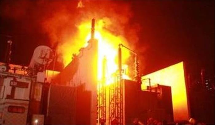 ग्लासगो के द ग्लासगो स्कूल ऑफ आर्ट में लगी भीषण आग