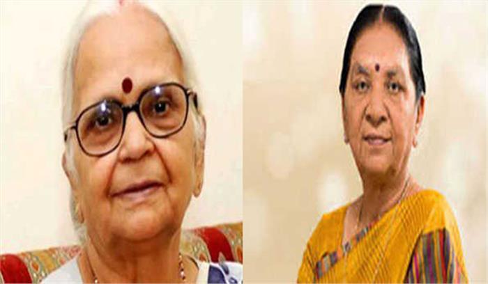 गोवा की पूर्व राज्यपाल मृदुला सिन्हा के निधन पर आनंदीबेन दुःखी