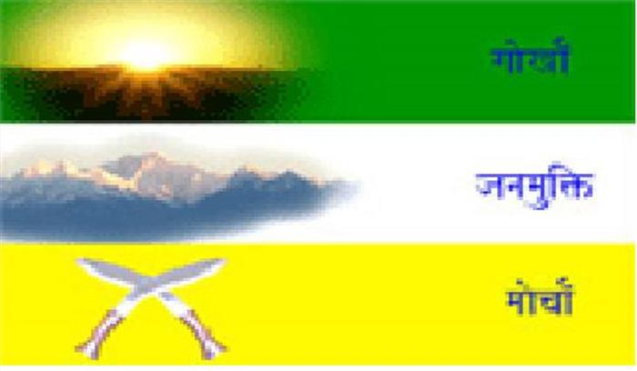 दार्जिलिंग में गोरखालैंड की मांग को लेकर जीजेएम की रैली