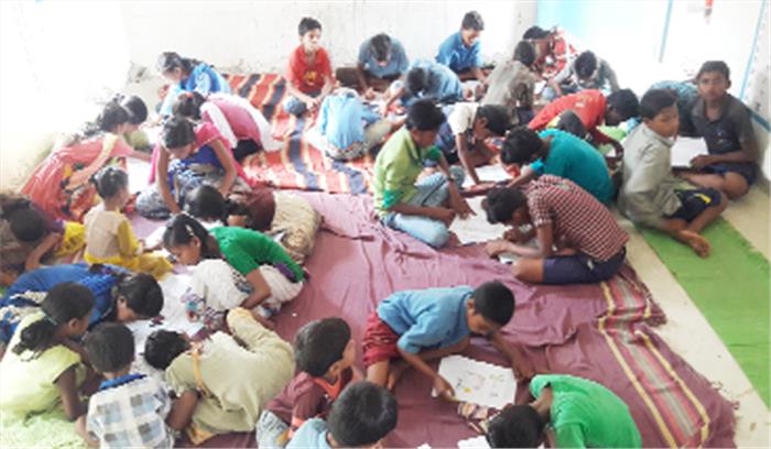 प्राथमिक शाला कसही बाहरा में संडे की पाठशाला का शुभारंभ