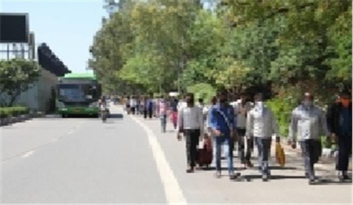 हरियाणा में नाकाबंदी कर रोका जाएगा श्रमिकों का पलायन हरियाणा में नाकाबंदी कर रोका जाएगा श्रमिकों का पलायन