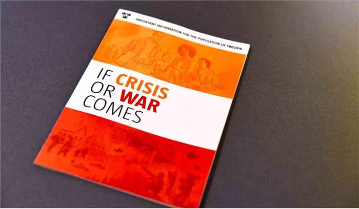  स्वीडन सरकार देश के 48 लाख परिवारों को निर्देशक युद्ध पुस्तिका भेजेगा
