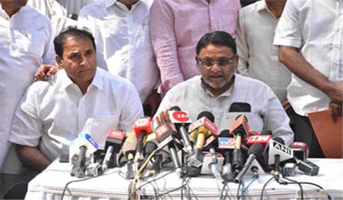 राज्यपाल से पत्र मिलने के बाद ही कांग्रेस से बातचीत : मलिक