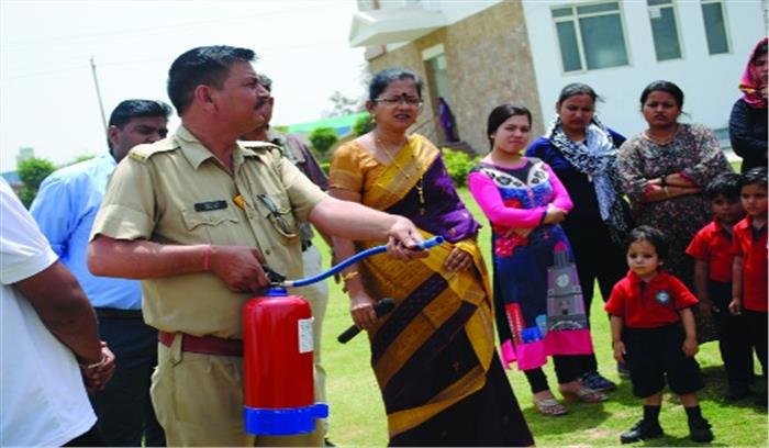 बच्चों को अग्नि से बचाव के लिए किया गया जागरुक