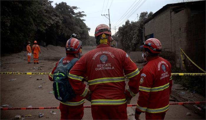 ग्वाटेमाला में फ्यूगो ज्वालामुखी में विस्फोट से मरने वालों की संख्या बढ़कर 116 हुई 