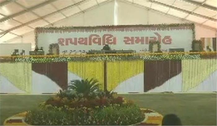 गुजरात में शपथ ग्रहण का मेगा शो