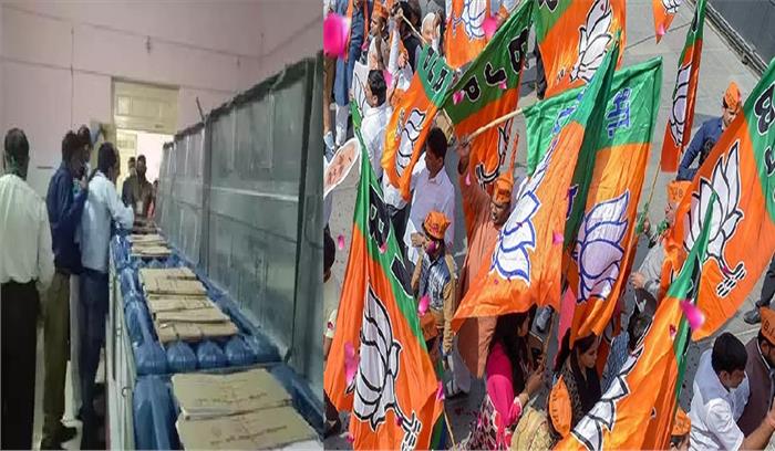 Gujarat Local Body Election Results: शुरुआती रुझानों में BJP आगे, मतगणना है जारी