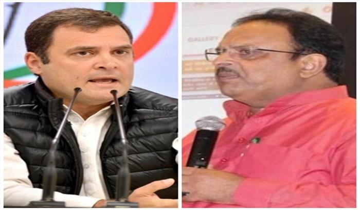 गुजरात प्रदेश अध्यक्ष की नियुक्ति पर रघु शर्मा ने की राहुल गांधी से मुलाकात