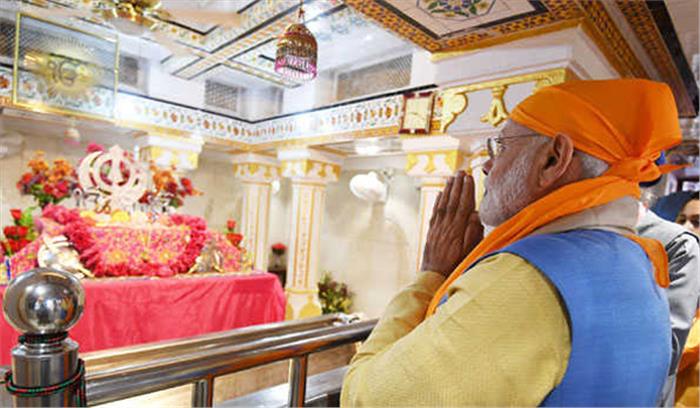 मोदी ने सुल्तानपुर लोदी के गुरुद्वारा बेर साहिब में माथा टेका