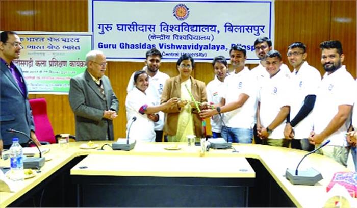 गुजरात केन्द्रीय विवि की टीम सीयू भ्रमण पर पहुंची