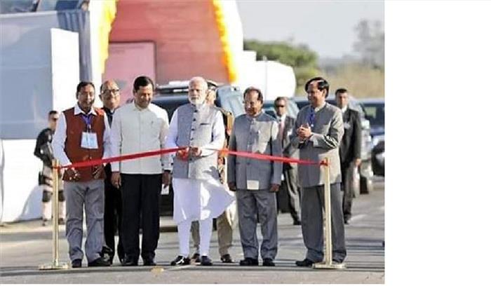 मोदी ने किया देश के सबसे लंबे रेल-सह-सड़क पुल का लोकार्पण