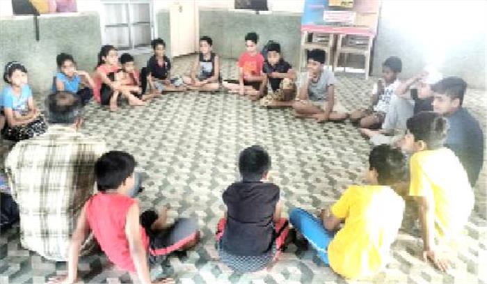 बाल रंग शिविर का 3० को समापन