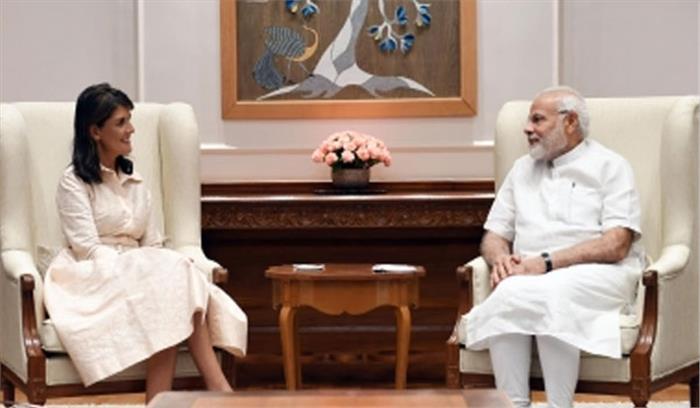 हेली, मोदी ने भारत-अमेरिका सहयोग, आतंकवाद से मुकाबले पर चर्चा की