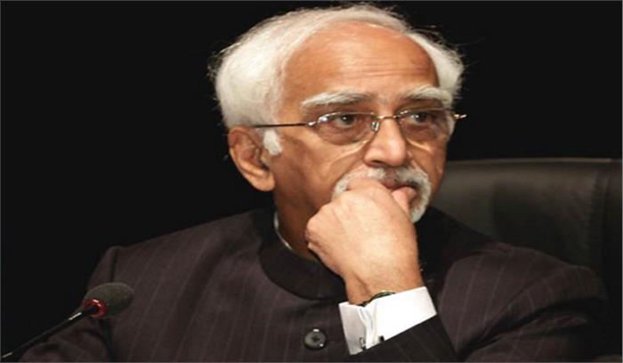 उपराष्ट्रपति हामिद अंसारी ने मैनचेस्टर हमले की कड़ी निंदा की