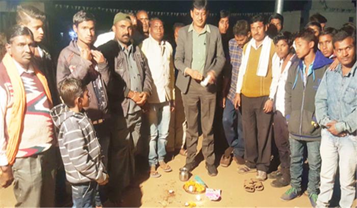 प्राण-प्रतिष्ठा कार्यक्रम में शरीक हुए विधायक