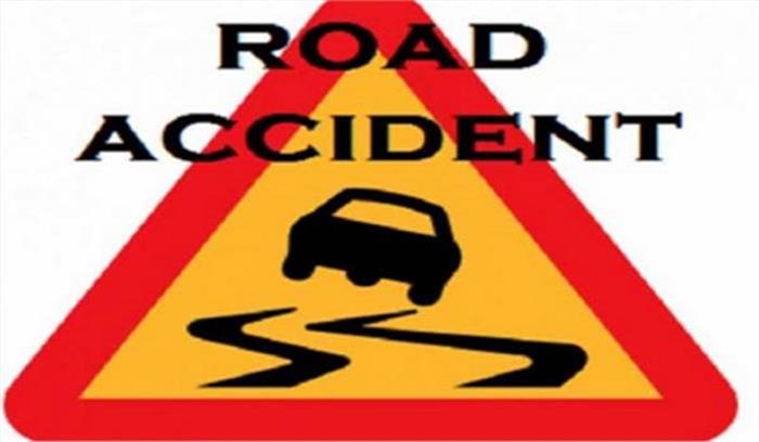 हरदोई सड़क दुर्घटना में मोपेड़ सवार 2 लोगों की मृत्यु