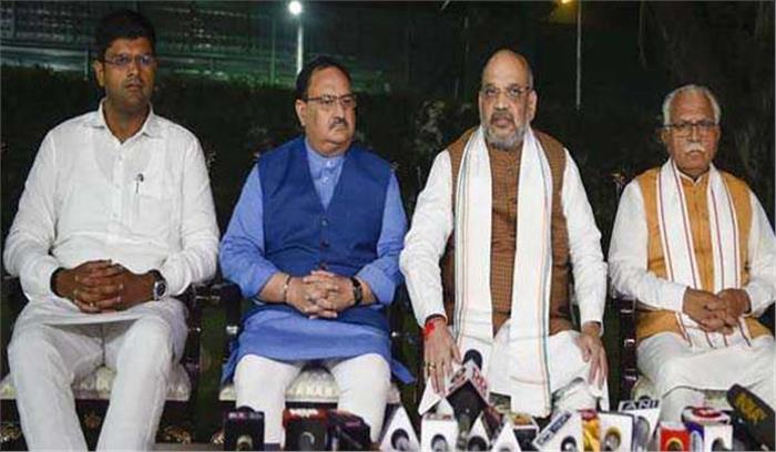 हरियाणा में भाजपा- जेजेपी गठबंधन की होगी सरकार