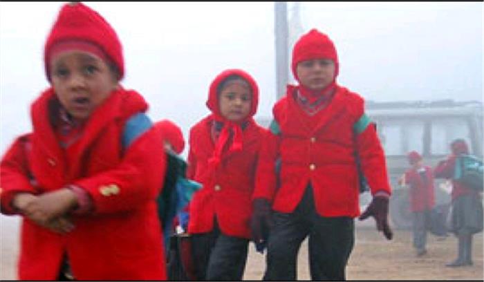 हरियाणा में शीत लहर के कारण स्कूलों की छुट्टियां बढ़ीं