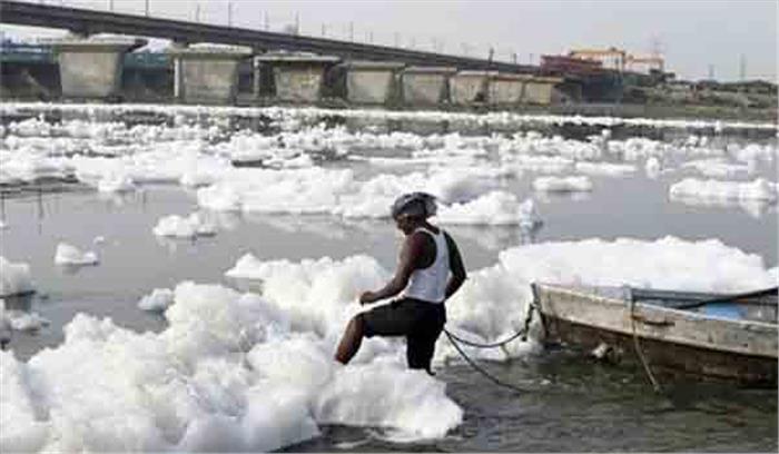 यमुना में प्रदुषण के चलते अमोनिया की मात्रा बढ़ी
