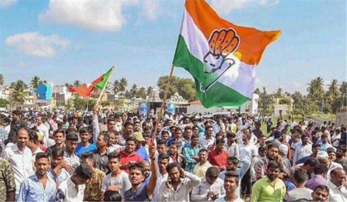 कांग्रेस का भारत बंद को लेकर जोरदार प्रदर्शन ,भाजपा की उल्टी गिनती शुरू