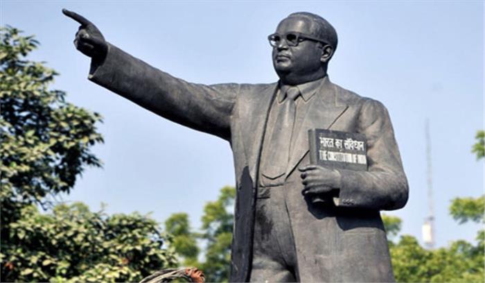 अब हाथरस में असामाजिक तत्वों ने तोड़ी आंबेडकर की मूर्ति