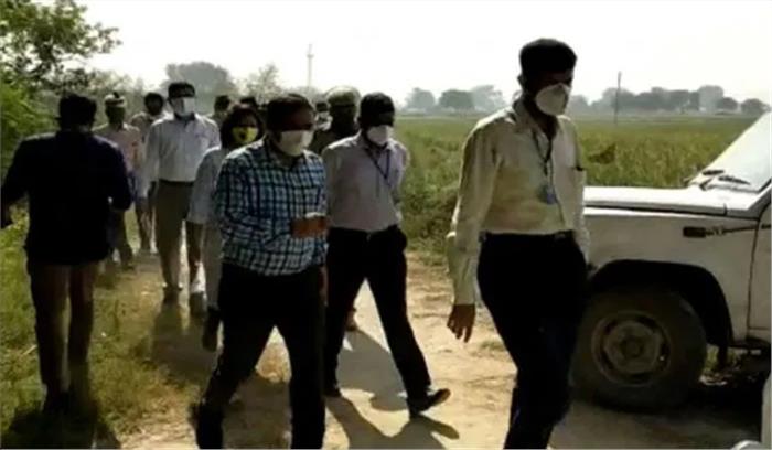 हाथरस कांड : पीड़ित परिवार से मिले शलभ माथुर