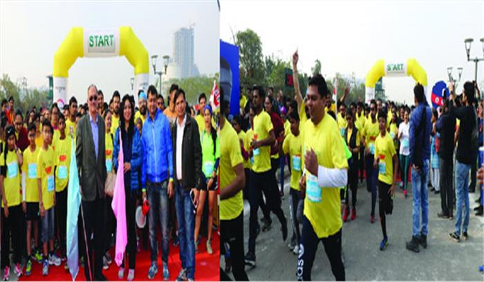 ग्रांड मैराथन के दूसरे संस्करण में युवाओं में दिखा उत्साह