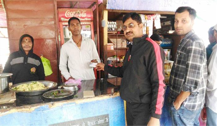 निगम जोन 4 ने होटल पर गंदगी मिलने पर किया 2 हजार जुर्माना