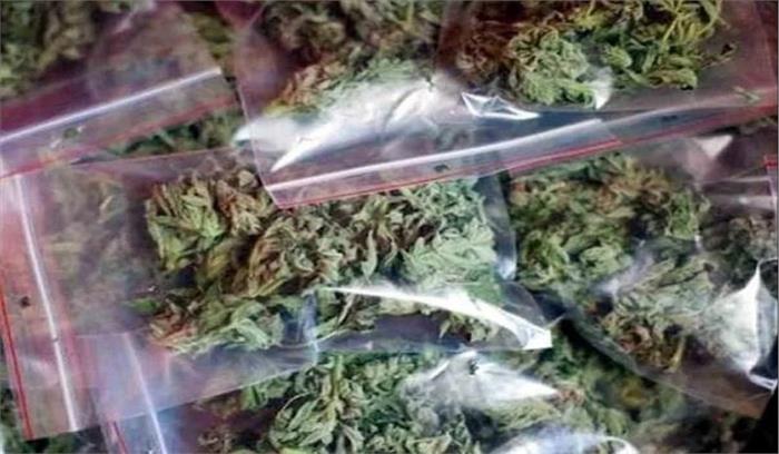 गांजा तस्करी करते बाइक सहित आरोपी गिरफ्तार