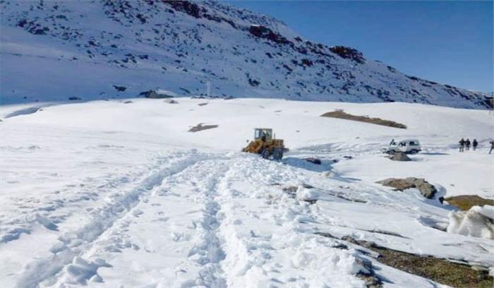 हिमाचल प्रदेश के केलांग में पारा शून्य से 15 डिग्री नीचे