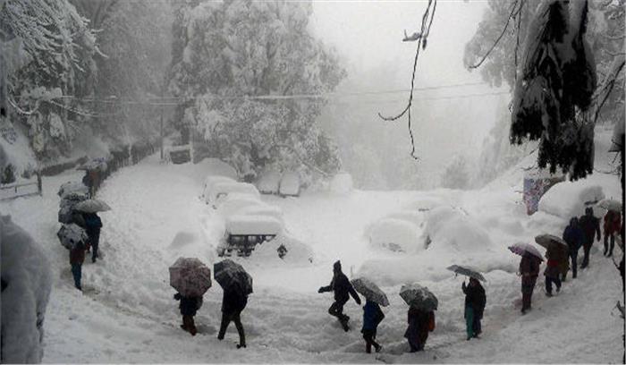 हिमाचल में 24 घंटों में बारिश और बर्फबारी की संभावना  