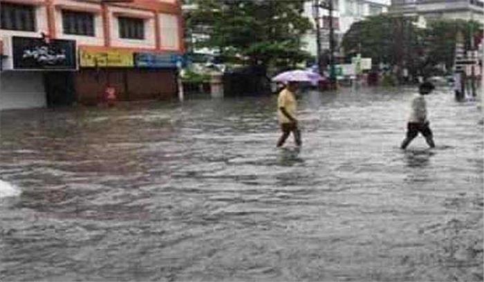 हिमाचल के पाओंटा साहिब शहर में सर्वाधिक बारिश हुई