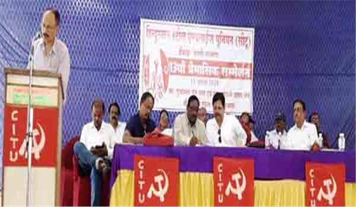  केंद्र सरकार श्रम कानूनों को खत्म कर कर्मियों को लाभों से वंचित कर रही : सिमैया