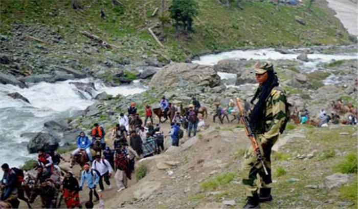 पवित्र गुफा के लिए नया जत्था रवाना