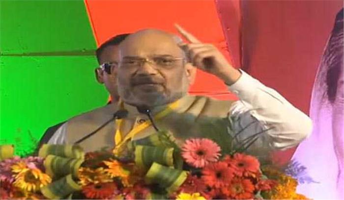 देश की सुरक्षा के साथ कांग्रेस कर रही खिलवाड़ : शाह