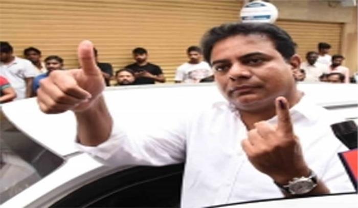 के.टी.राव ने एक बार फिर से सेवा का मौका देने पर जनता का जताया आभार 