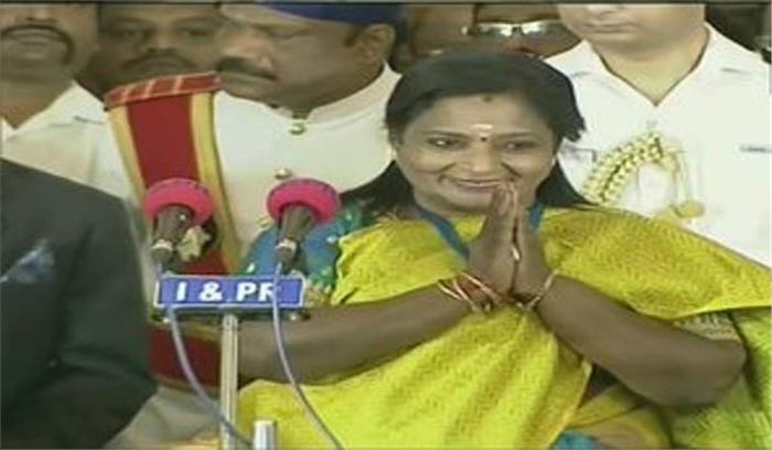 तमिलिसाई सौंदरराजन ने तेलंगाना की राज्यपाल पद की शपथ ली