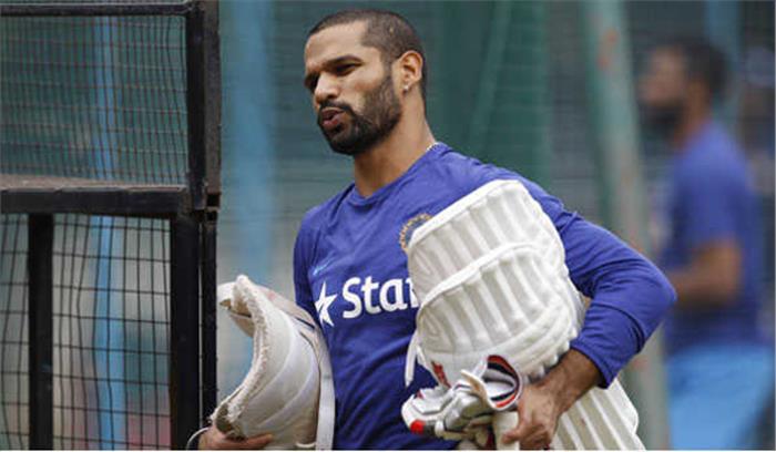 विंडीज़ दौरे की तैयारी में जुटे धवन