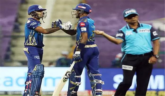 आईपीएल-13 : मुंबई ने बेंगलोर को 5 वकेट से हराया आईपीएल-13 : मुंबई ने बेंगलोर को 5 वकेट से हराया