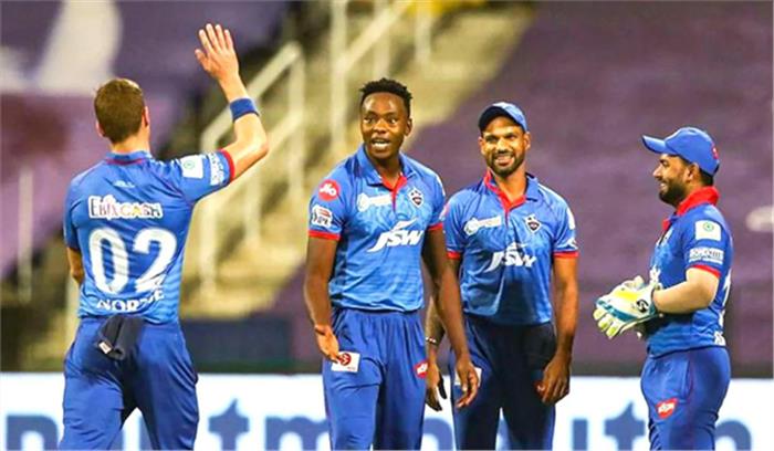 धवन का पहला आईपीएल शतक, दिल्ली की 5 विकेट से जीत