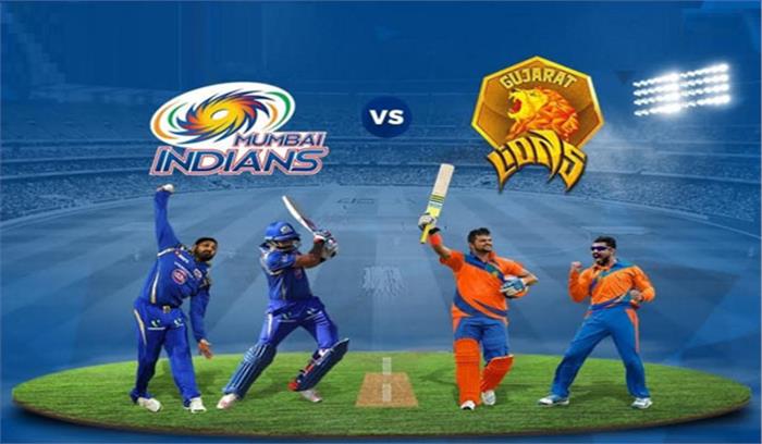 IPL : मुंबई इंडियंस-गुजरात लायंस के बीच मैच आज