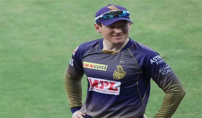 कोलकाता नाईट राइडर्स के कप्तान इयान मोर्गन पर लगा 12 लाख का जुर्माना