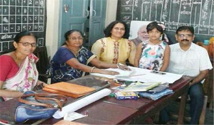 आईपीएस ने बेटी का दाखिला कराया सरकारी स्कूल में
