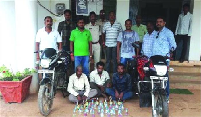 अवैध शराब के विरूद्ध हुई कार्रवाई अवैध शराब के विरूद्ध हुई कार्रवाई