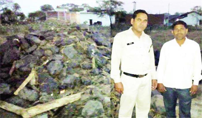 24 टन अवैध कोयला जब्त, क्राइम ब्रांच की दबिश